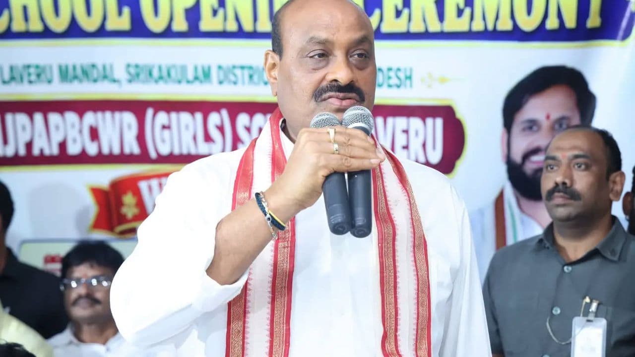 Andhra Pradesh Agriculture Minister Kinjarapu Atchannaidu