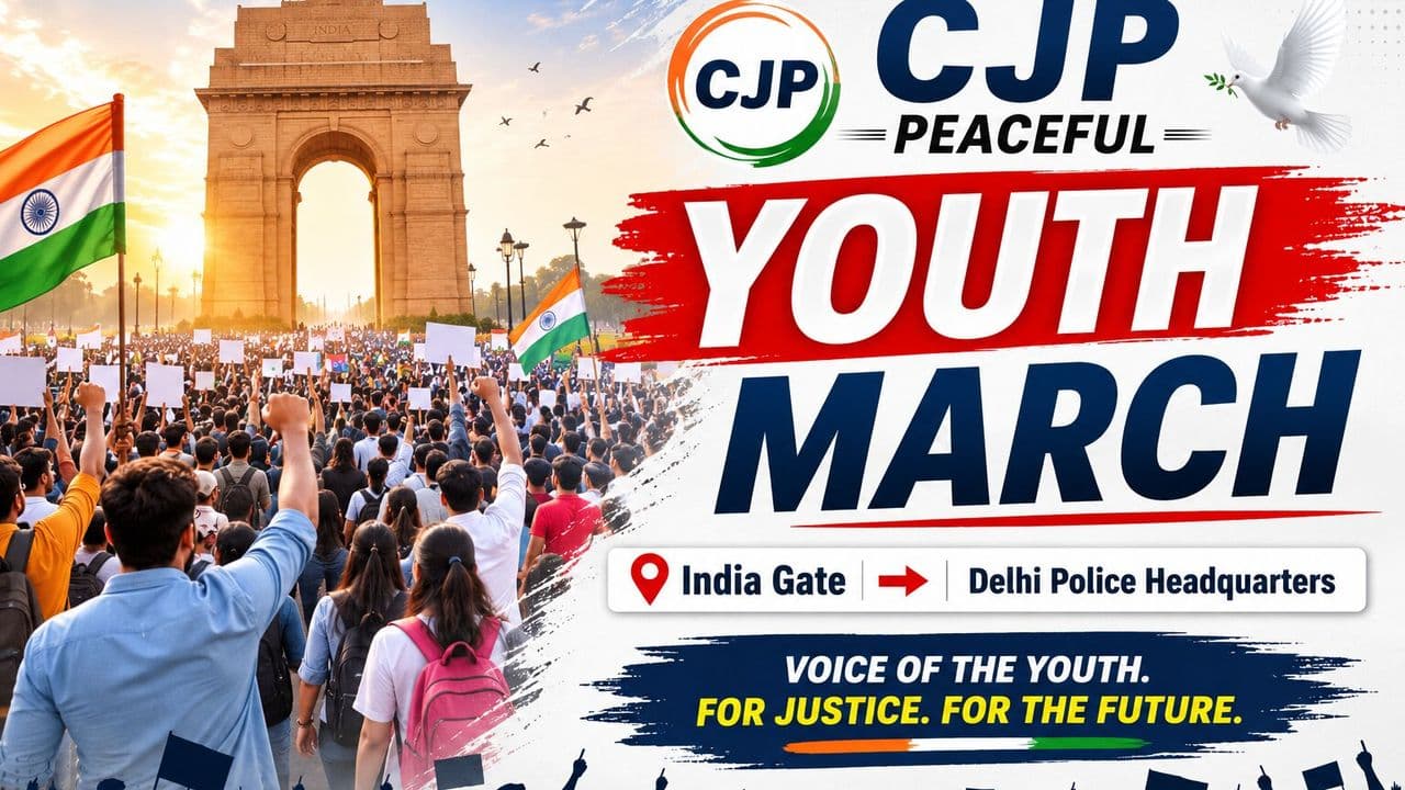 CJP announces peaceful youth march in Delhi on September 5