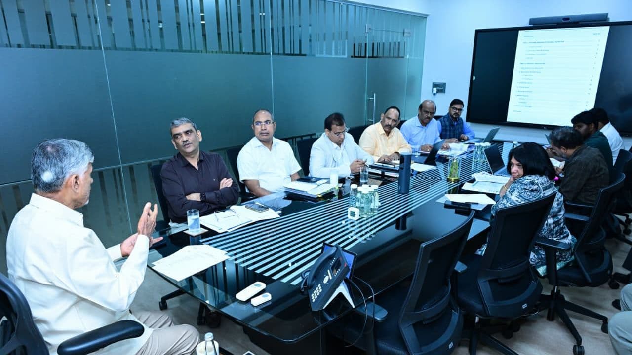 CM Chandrababu Naidu reviews the July 2026 economic report