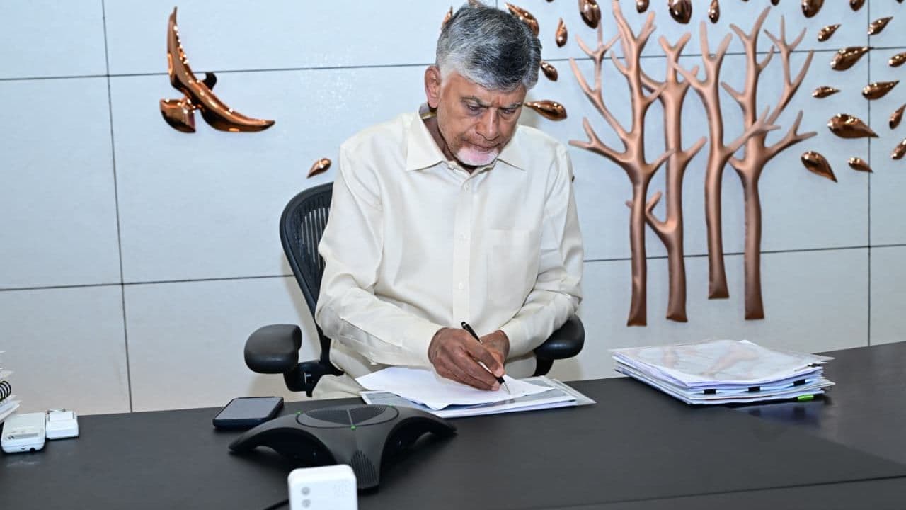 CM Chandrababu Reviews Heavy Rains, Directs AP Collectors to Stay Alert