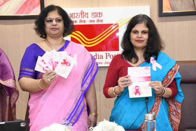 Department of Posts Issues Commemorative Stamps to Promote Breast Cancer Awareness