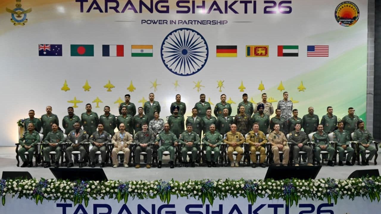Exercise Tarang Shakti 2026 Begins at Jodhpur with 7 Foreign Air Forces