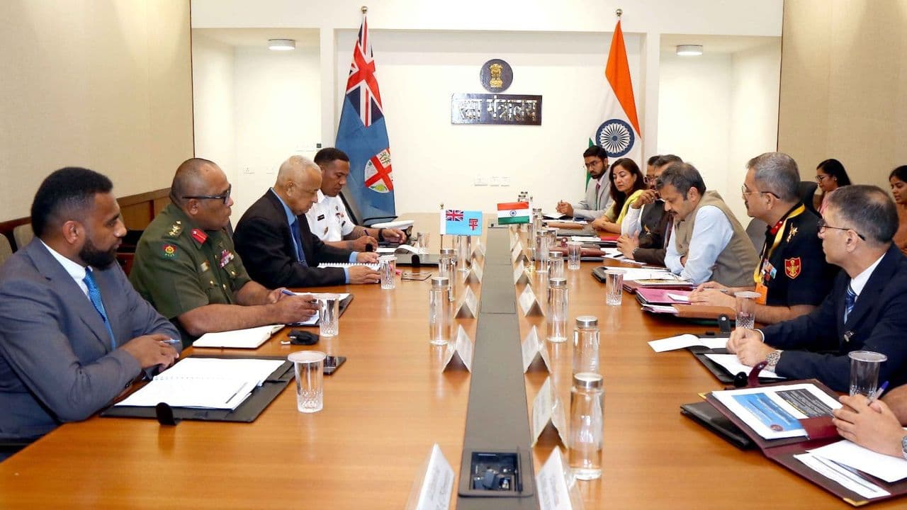 India and Fiji officials during the second Bilateral Joint Working Group meeting