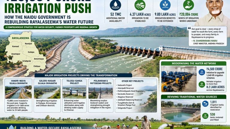 Rs.20,884 Crore Irrigation Projects to Boost Rayalaseema Water Security