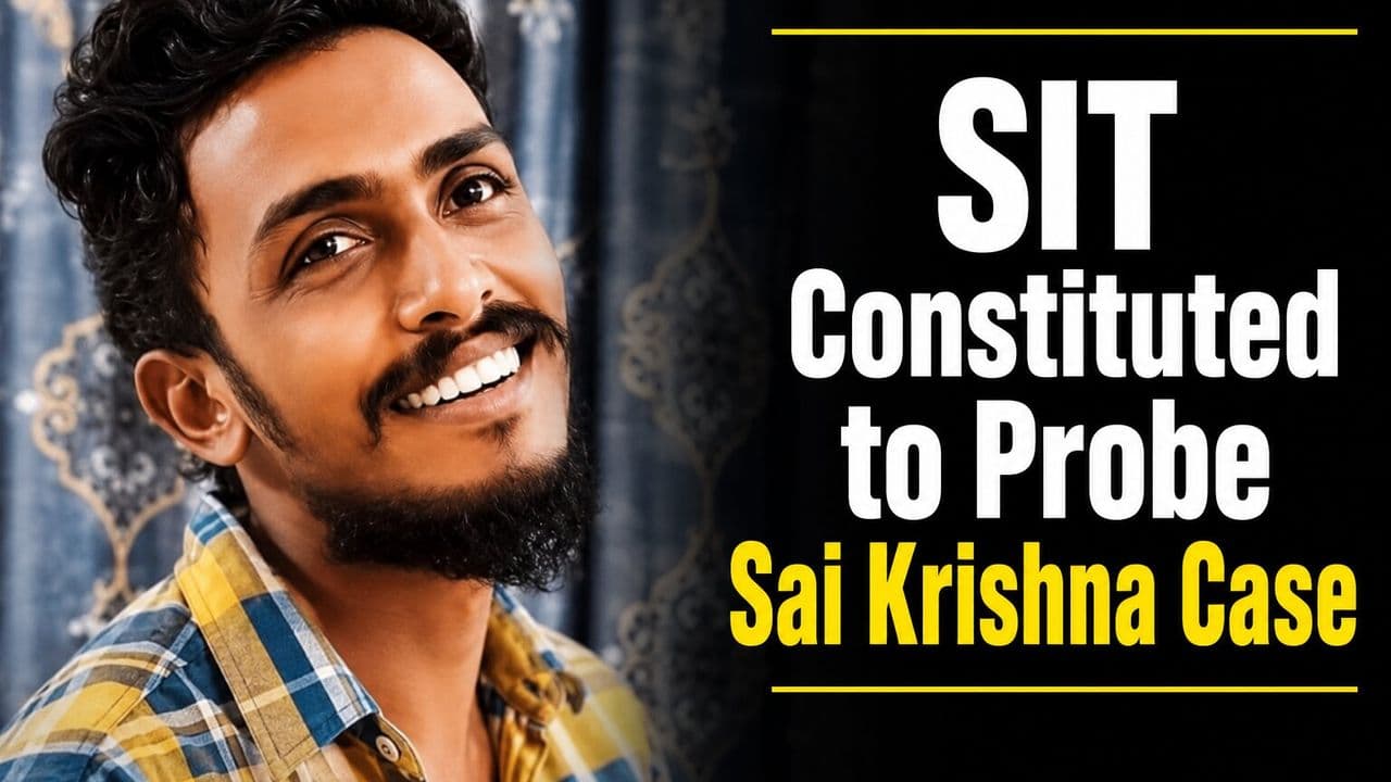 SIT Constituted to Probe Sai Krishna Case in Vijayawada