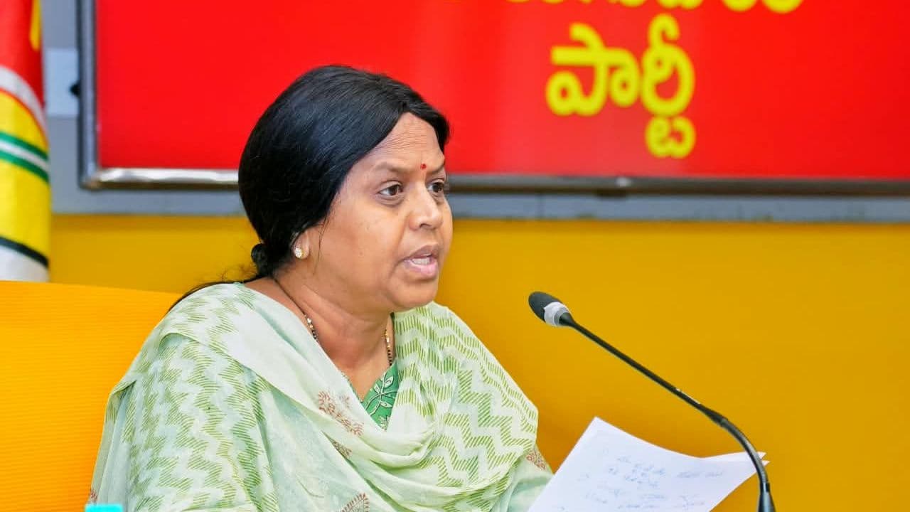 TDP Legislative Council Chief Whip Panchumarthi Anuradha