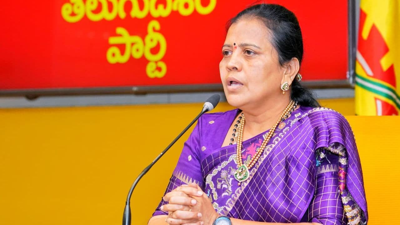 TDP State Spokesperson Achanta Sunitha