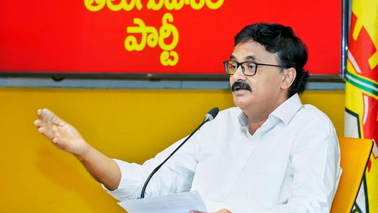TDP spokesperson Neelayapalem Vijay Kumar