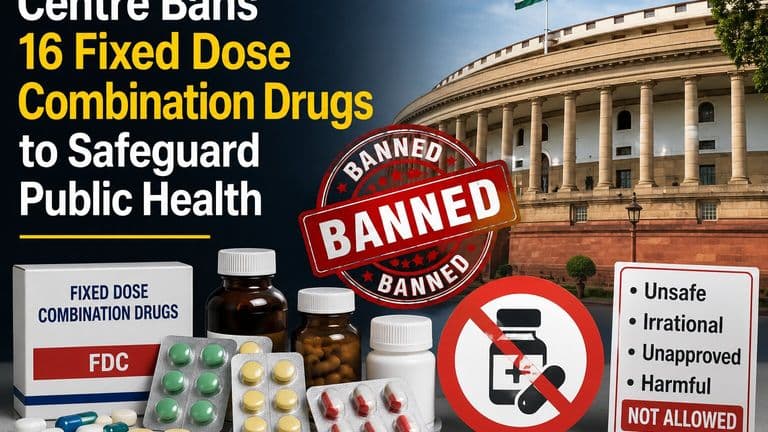 The Union Health Ministry has banned 16 Fixed Dose Combination